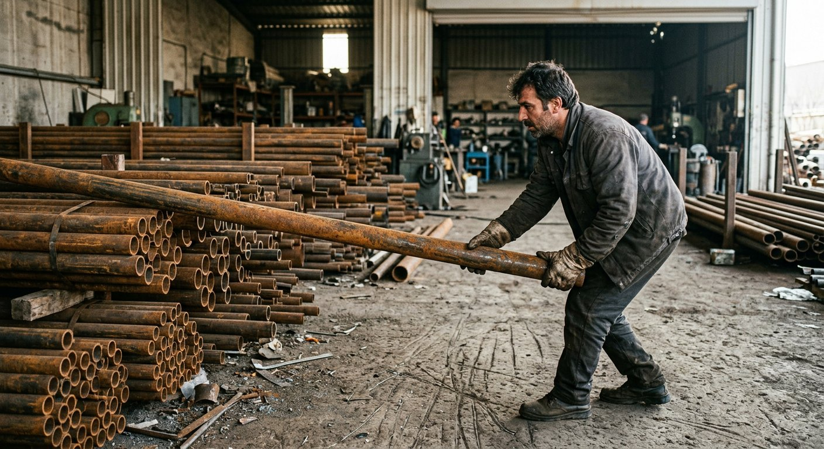 Üsküdar hurdacı ekip çalışması